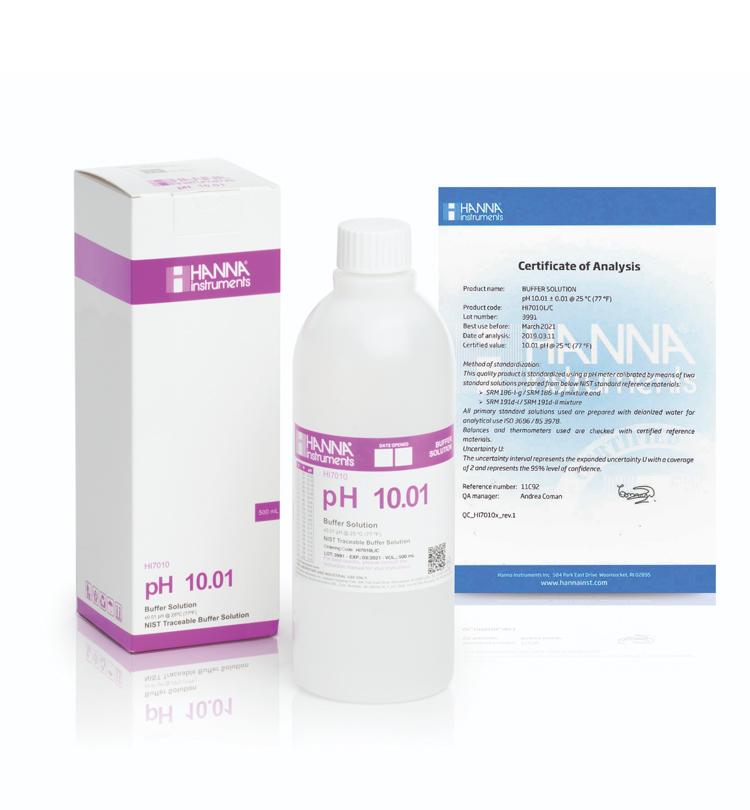 Dung Dịch Hiệu Chuẩn pH 10.01