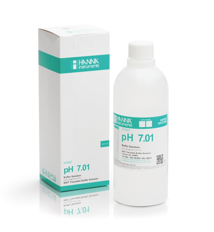 Dung Dịch Hiệu Chuẩn pH 7.01, Chai 500mL